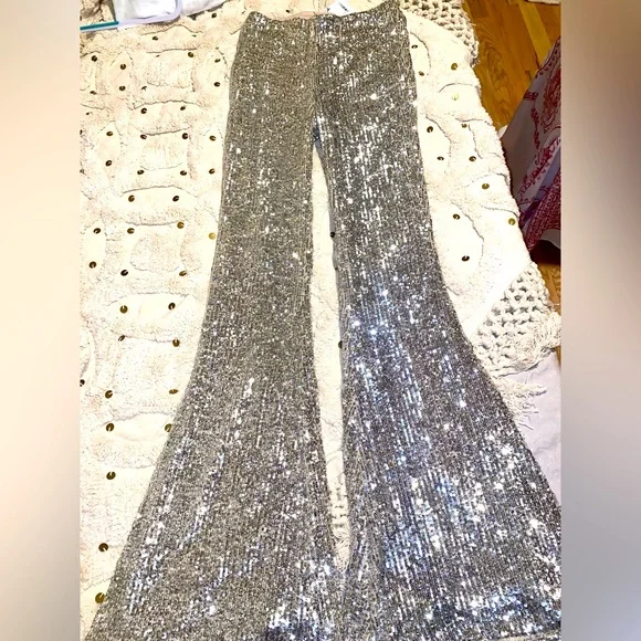 NWT FP x Show Me Your Mumu Mercury Bells Flare Pants - Picture 8 of 13